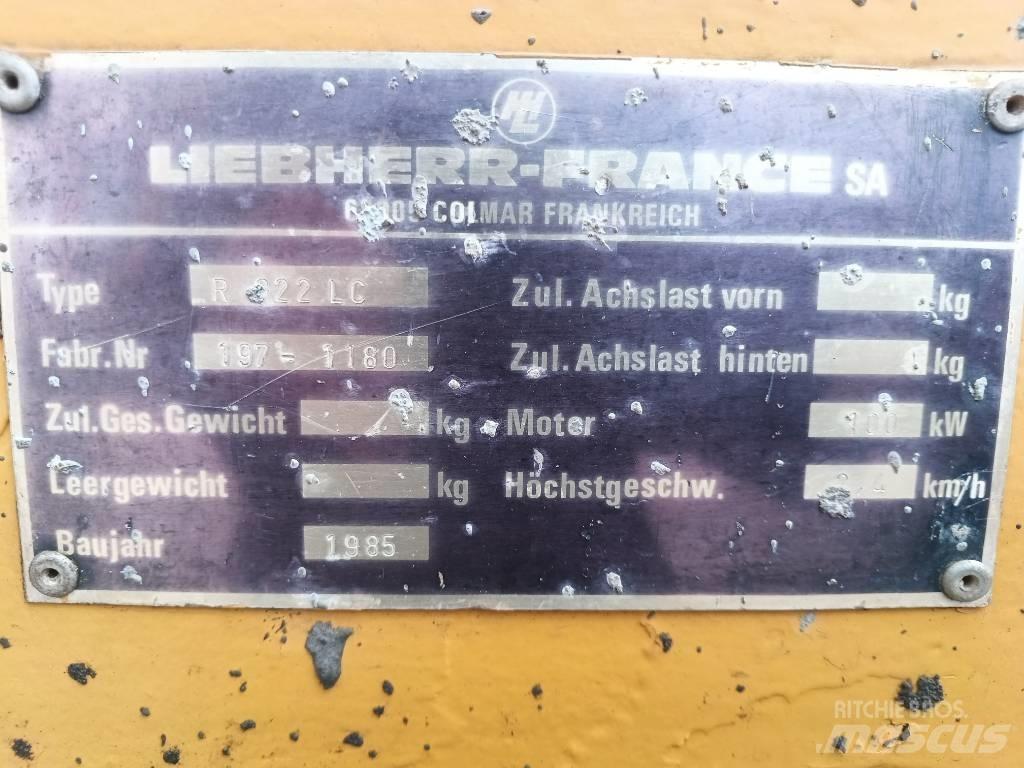 Liebherr R 922 L Telakaivukoneet