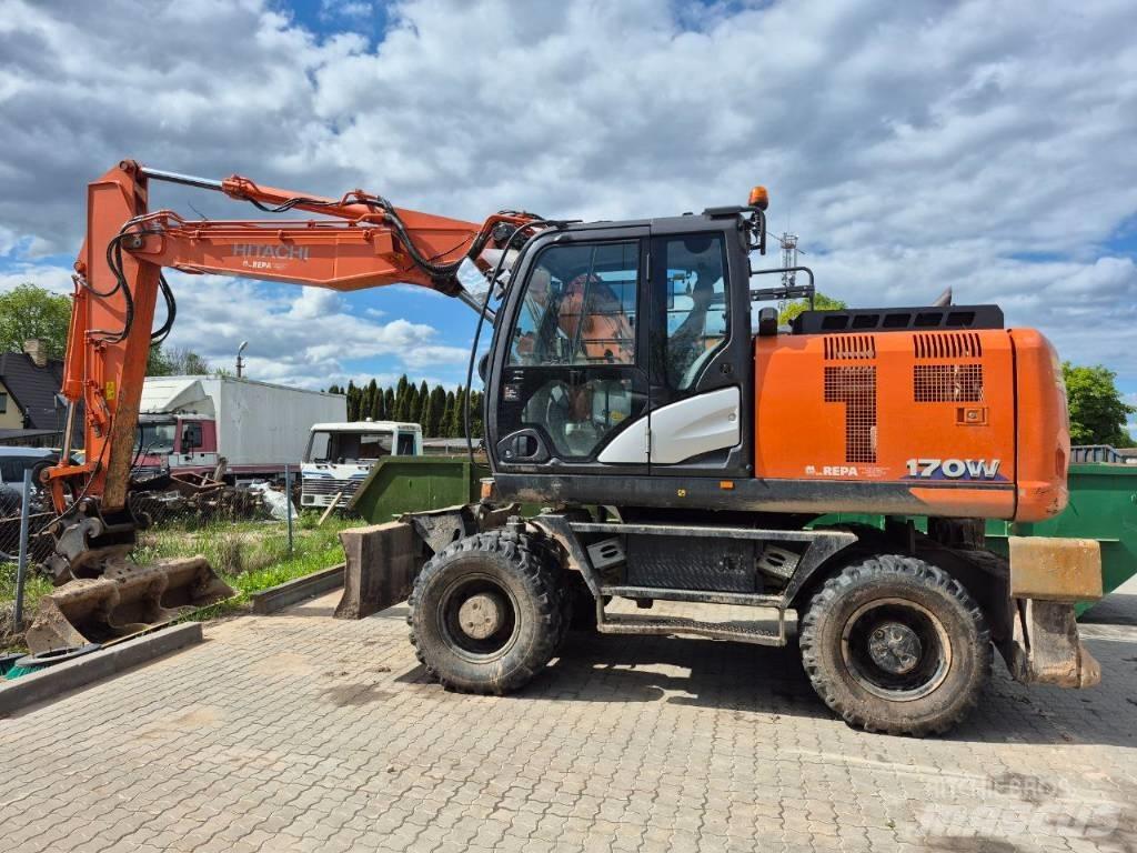 Hitachi ZX 170 W-6 Pyöräkaivukoneet