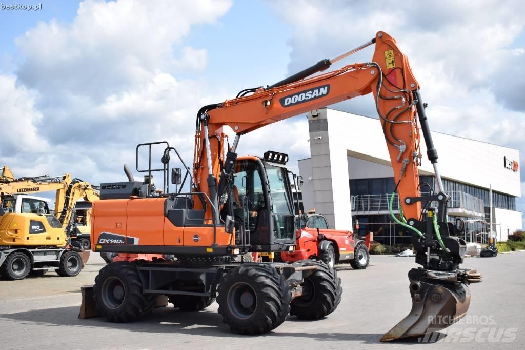 Doosan DX 140 W-5 Pyöräkaivukoneet