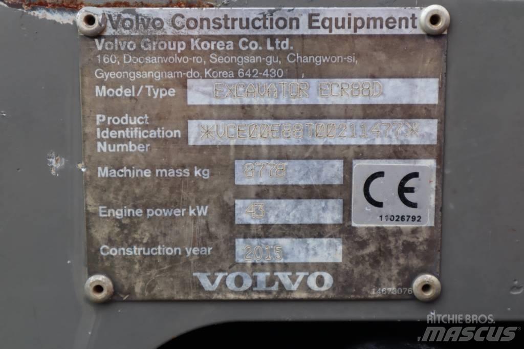 Volvo ECR88D Midikaivukoneet 7t - 12t