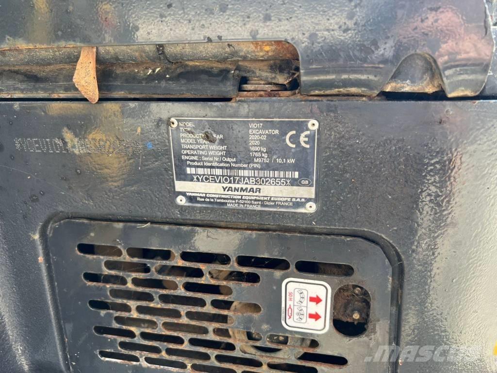 Yanmar Vio 17 Minikaivukoneet < 7t