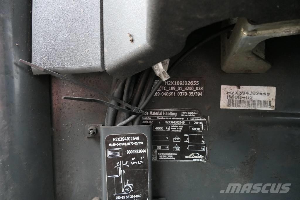 Linde H 40 D-02 Dieseltrukit