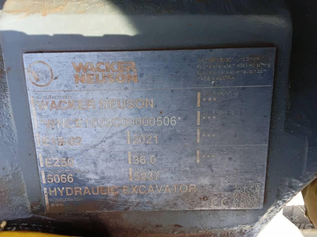 Wacker Neuson EZ50 Telakaivukoneet
