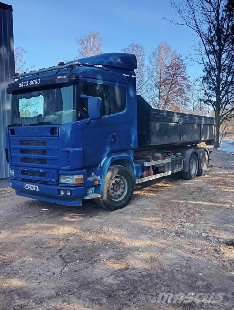 Scania 124 C 420 Koukkulava kuorma-autot
