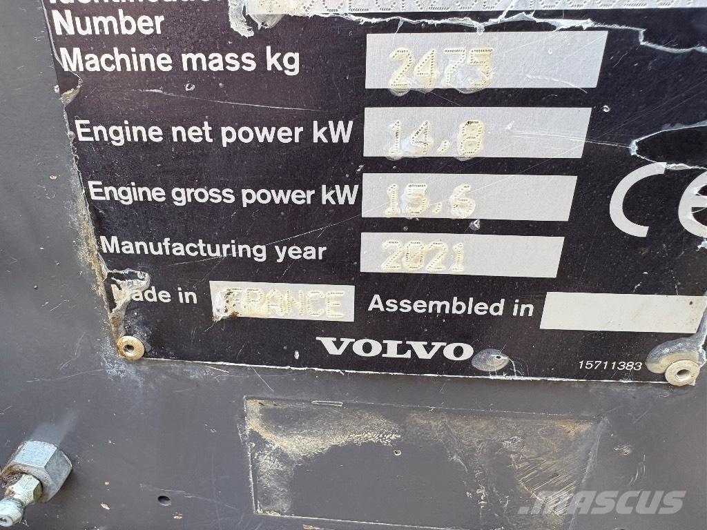 Volvo ECR 25 D Minikaivukoneet < 7t