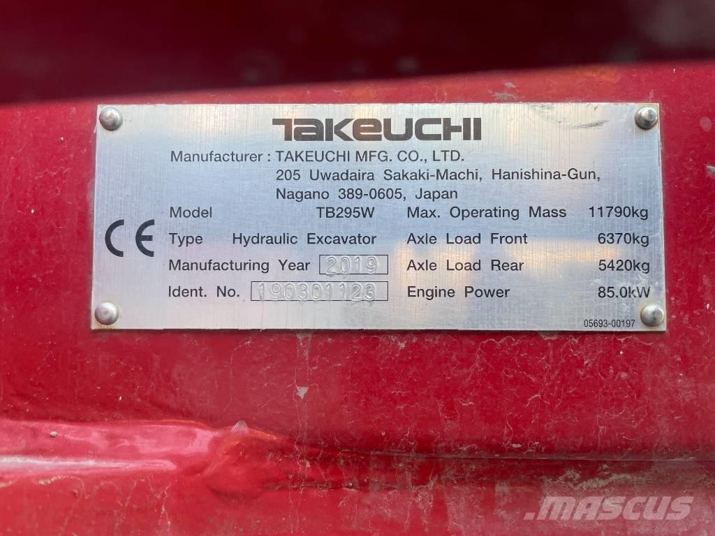 Takeuchi TB 295 W Pyöräkaivukoneet