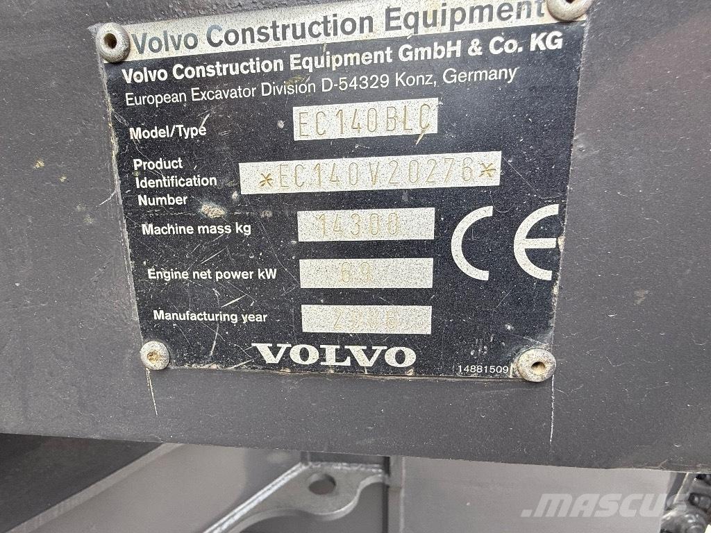Volvo EC 140 B Telakaivukoneet