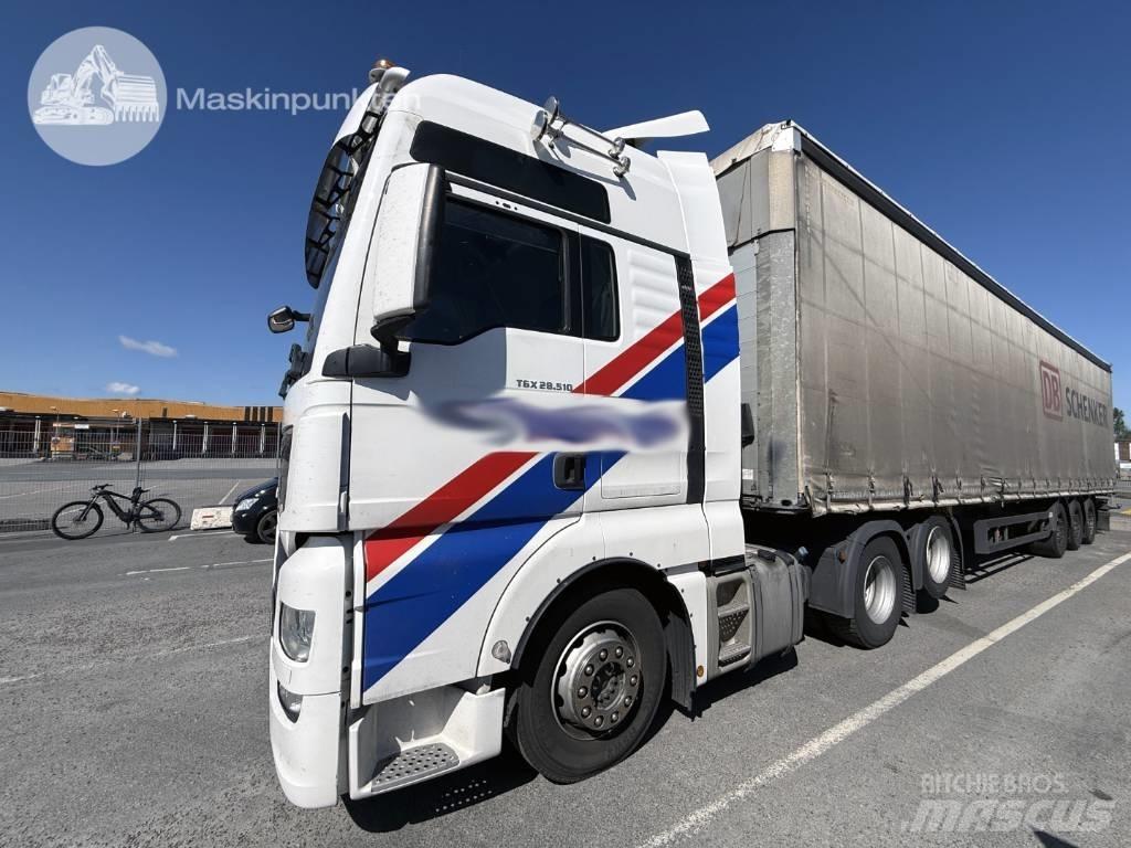 MAN TGX 28.510 Vetopöytäautot