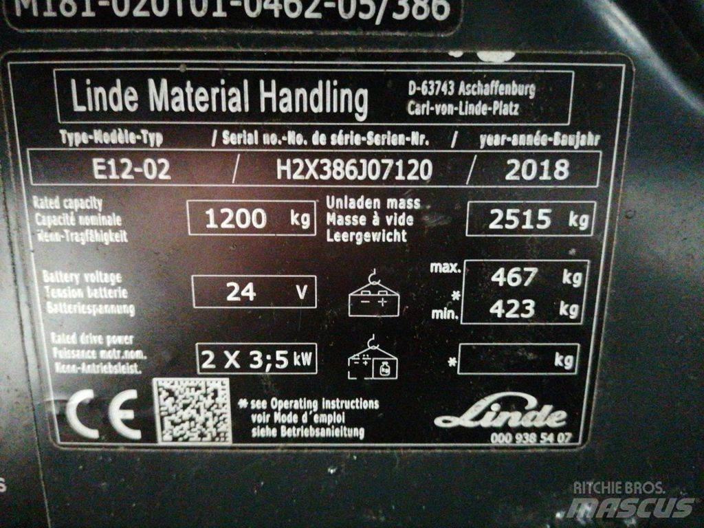 Linde E12-02 Sähkötrukit