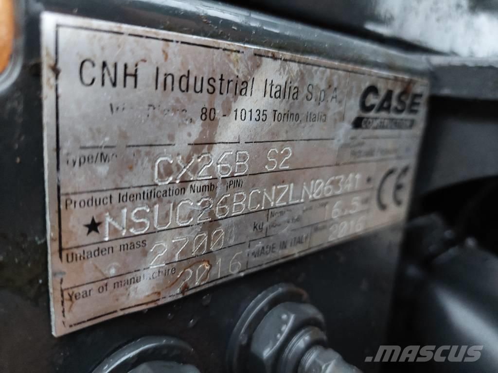 CASE CX 26 B Minikaivukoneet < 7t