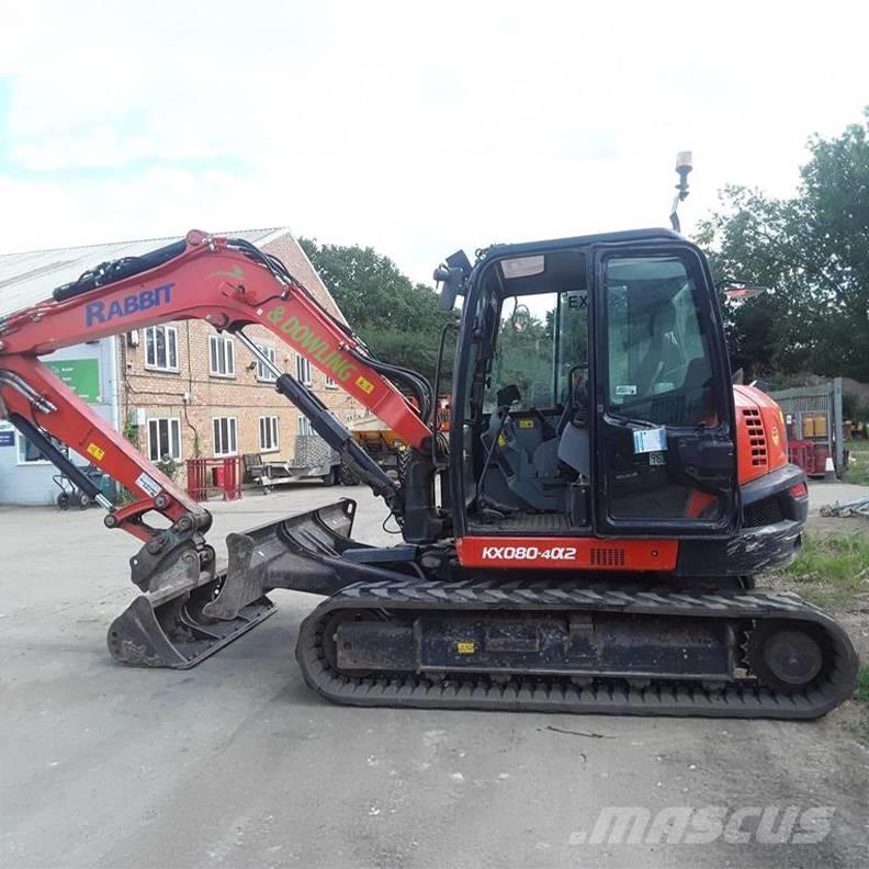 Kubota KX080-4a2 Midikaivukoneet 7t - 12t