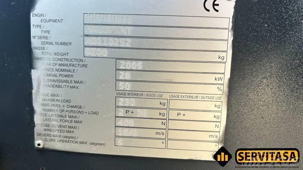Haulotte HA 18 PX NT Kuukulkijat