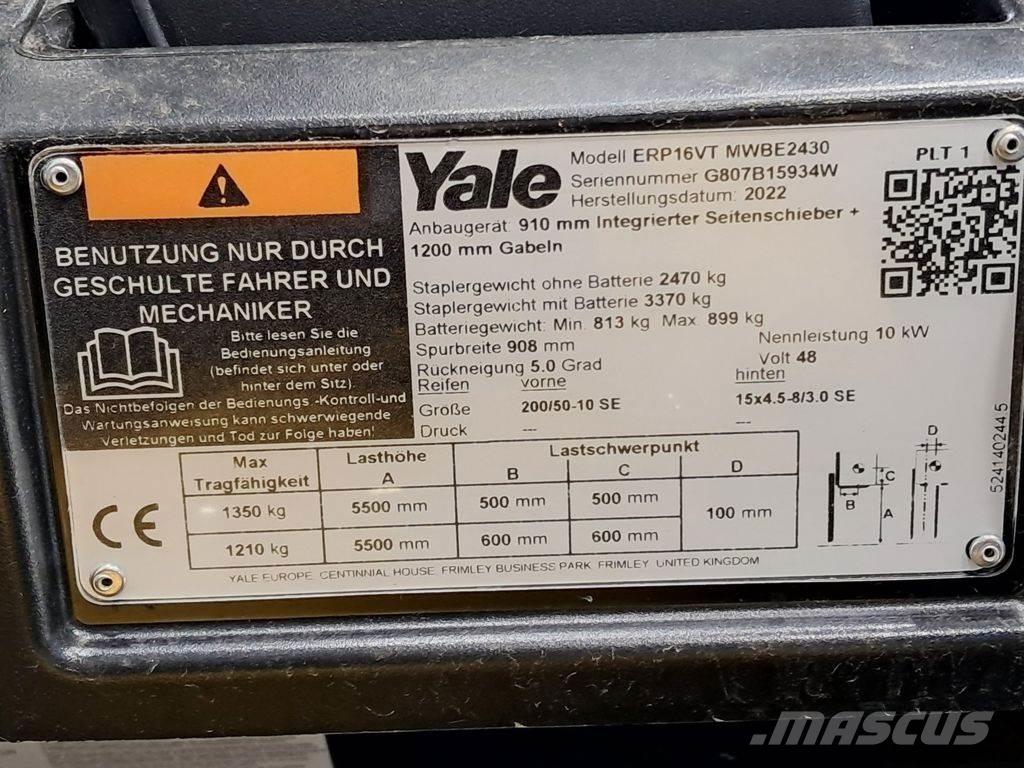 Yale ERP16VT Sähkötrukit