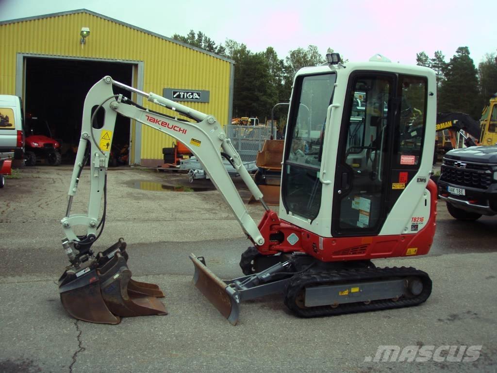 Takeuchi TB 216 Minikaivukoneet < 7t