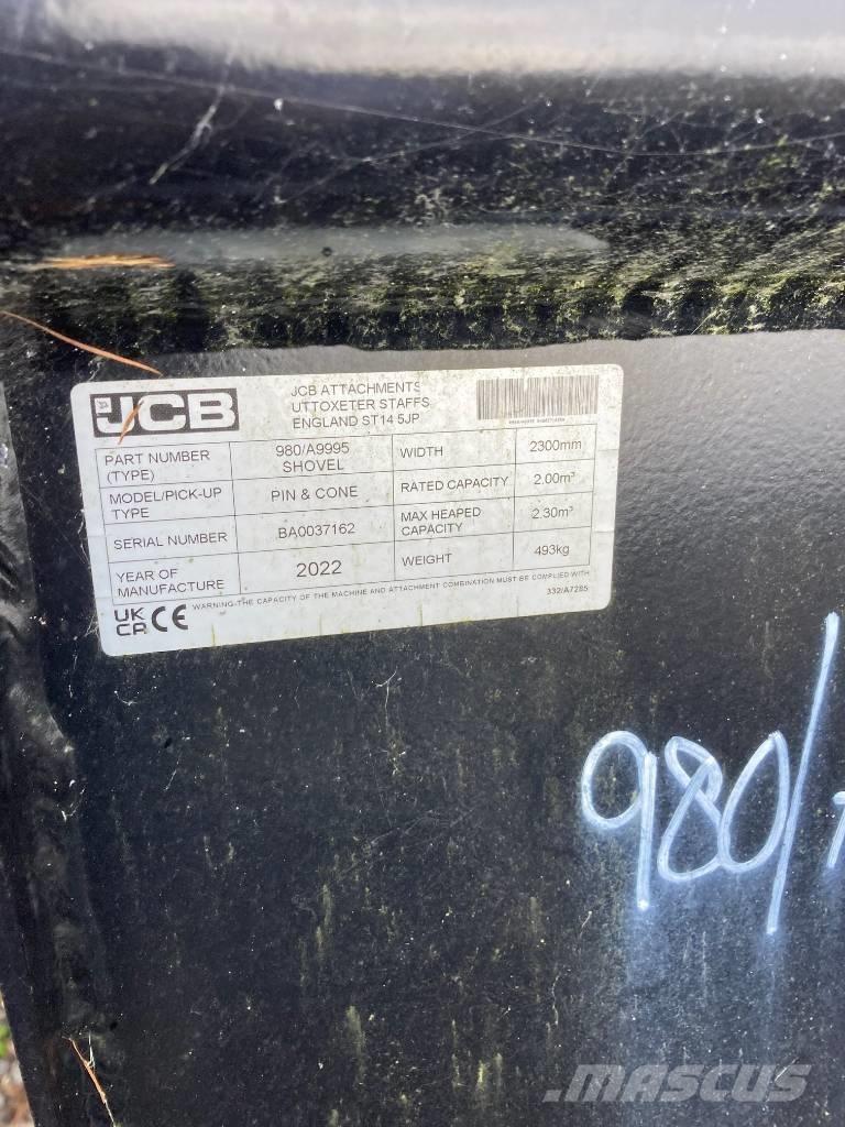 JCB 980/A9972 Bucket Muut kuormaus- ja kaivuulaitteet sekä lisävarusteet