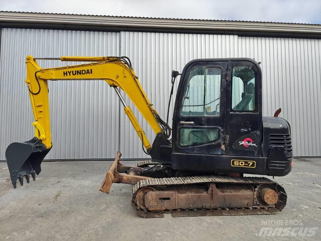 Hyundai R 60-7 Minikaivukoneet < 7t