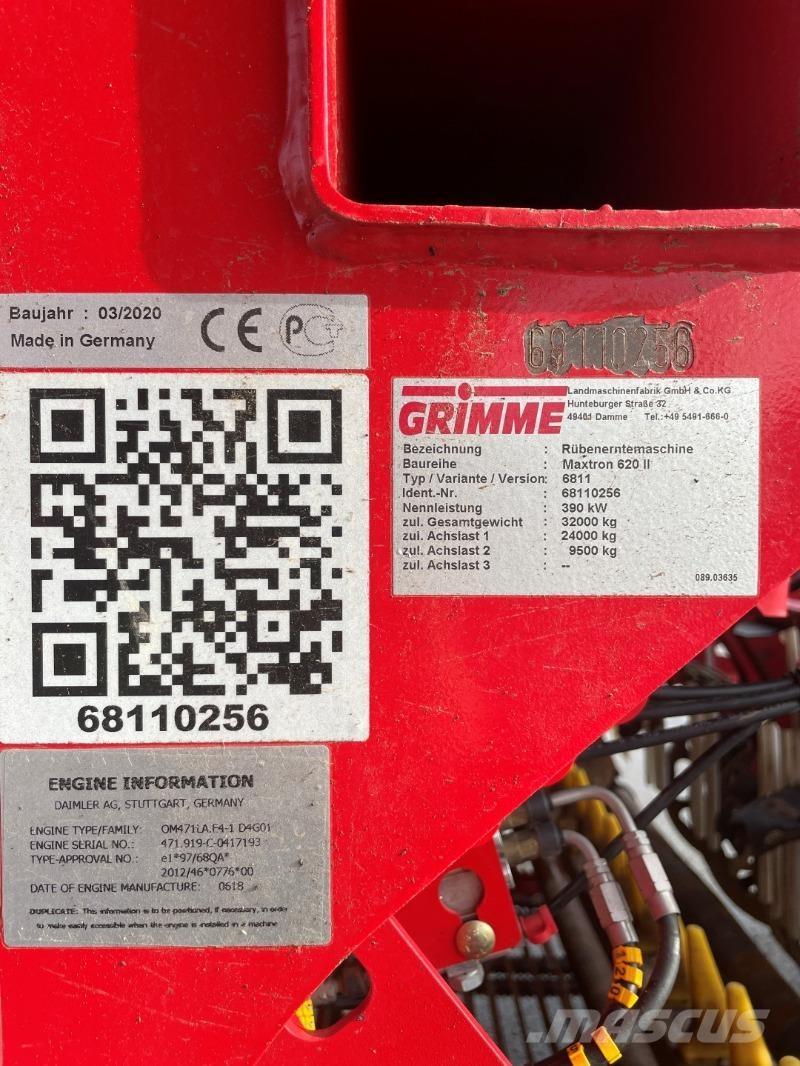 Grimme MAXTRON 620 Muut maatalouskoneet