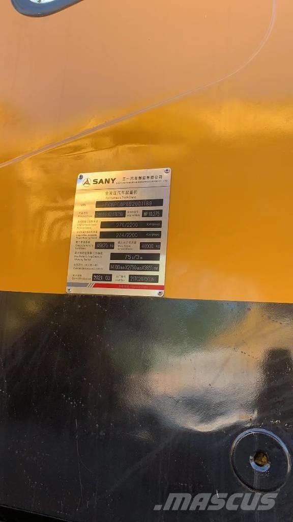 Sany 750s Mobiilinosturit