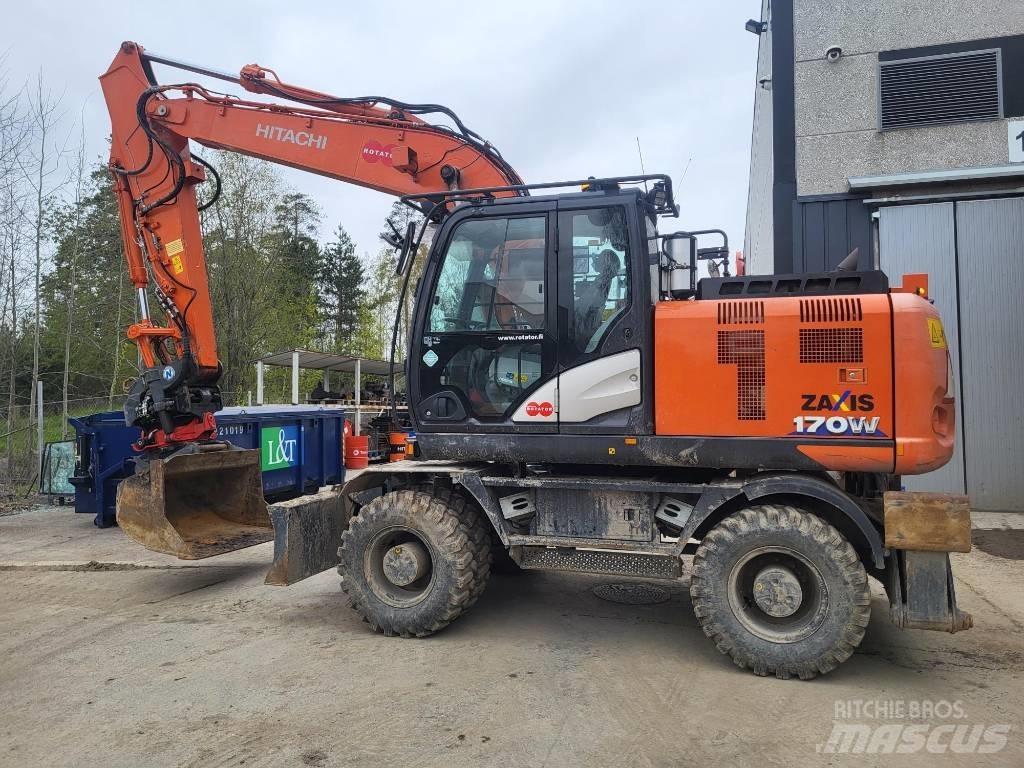 Hitachi ZX170W-6 Pyöräkaivukoneet