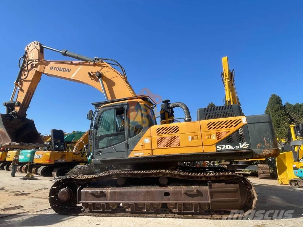 Hyundai Robex 520 VS Telakaivukoneet