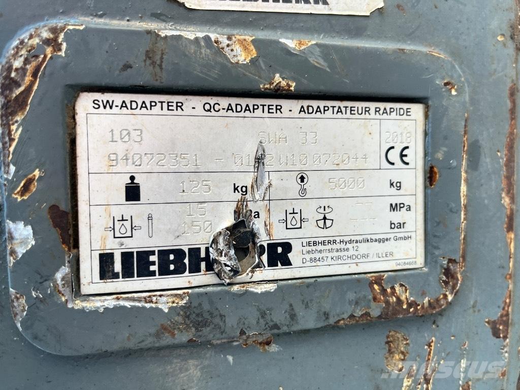 Liebherr SW33 Pikakytkimet