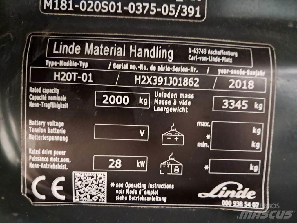 Linde H20T-01 Nestekaasutrukit
