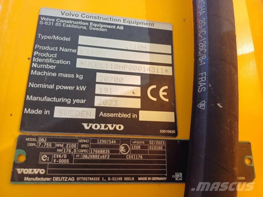 Volvo L110H Pyöräkuormaajat