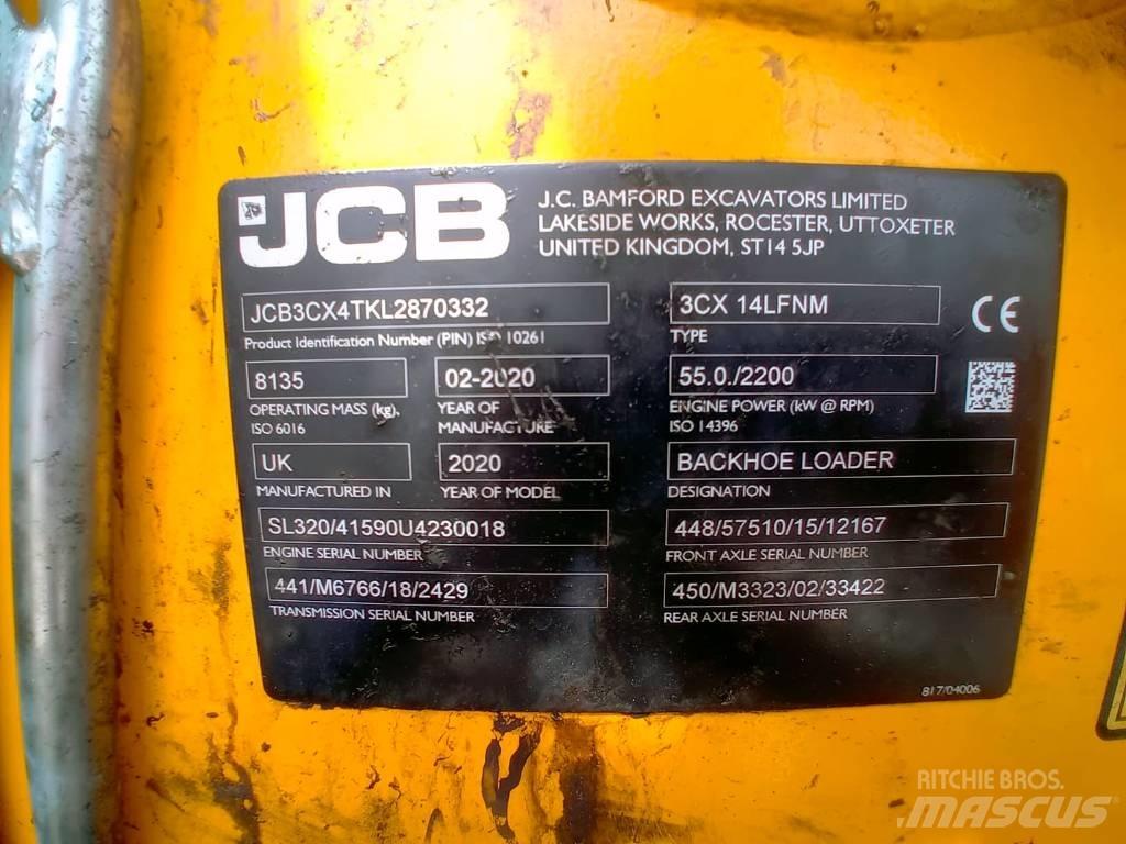 JCB 3 CX 4 T Kaivurikuormaajat