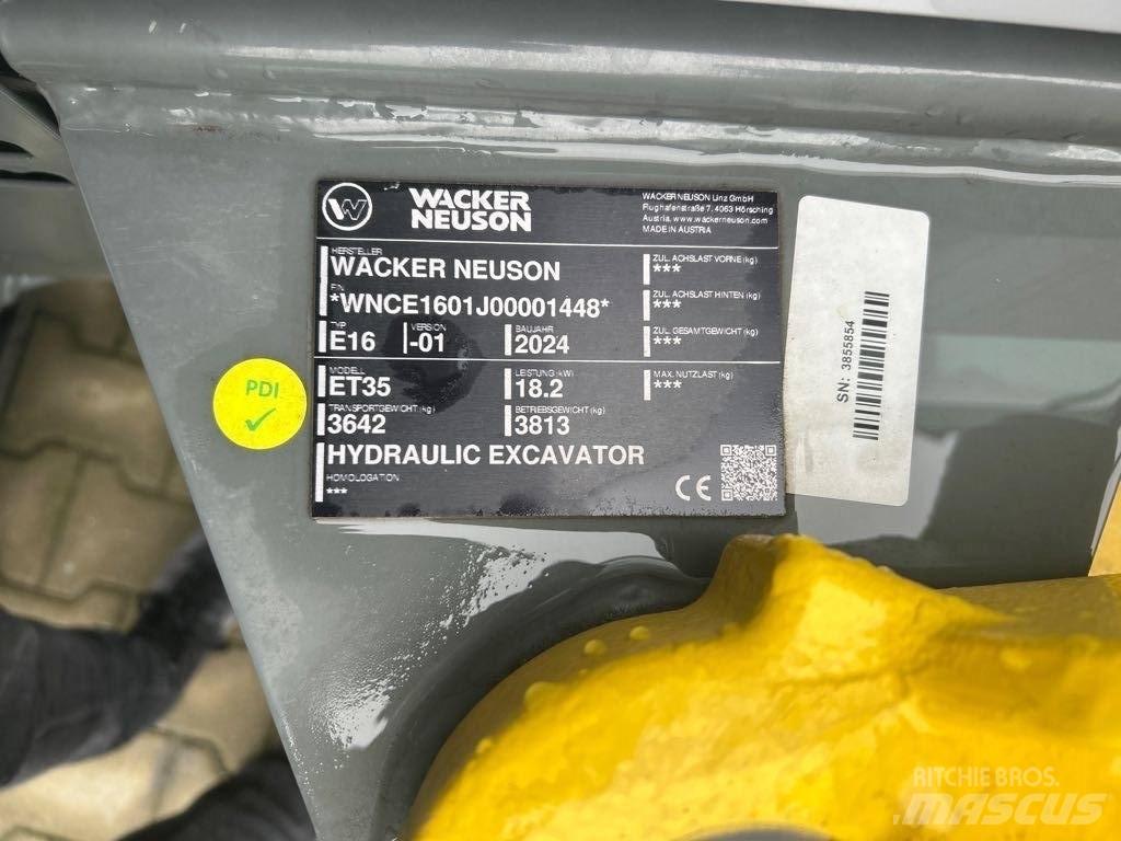 Wacker Neuson ET35 Telakaivukoneet