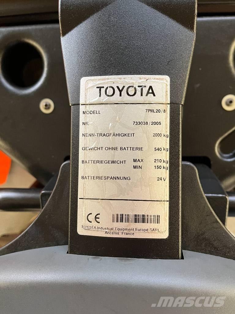 Toyota 7 PML 20 Lavansiirtotrukit
