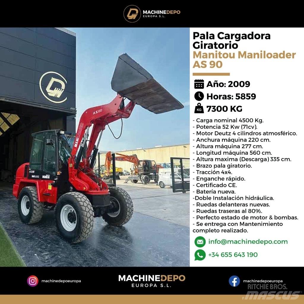 Manitou As 90 Pienkuormaajat