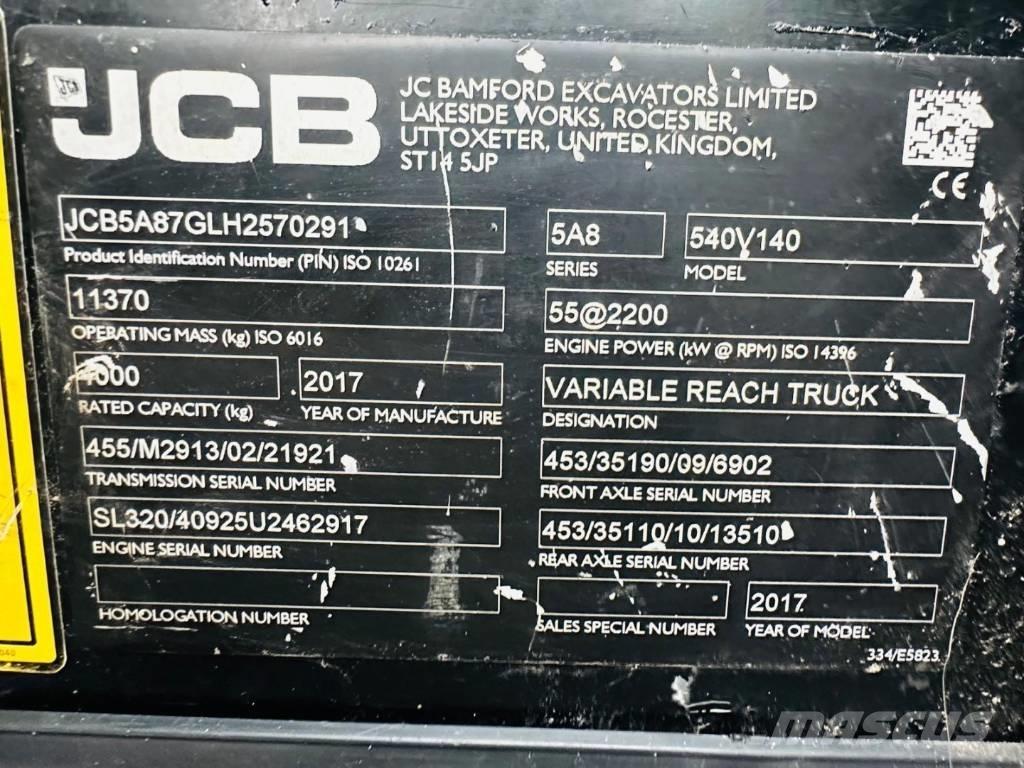 JCB 540-140 Kurottajat