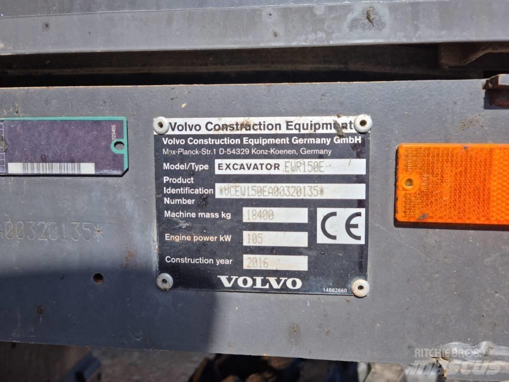 Volvo EWR 150 E Pyöräkaivukoneet