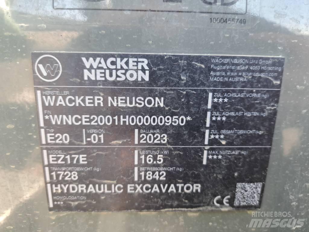 Wacker Neuson EZ17e Telakaivukoneet
