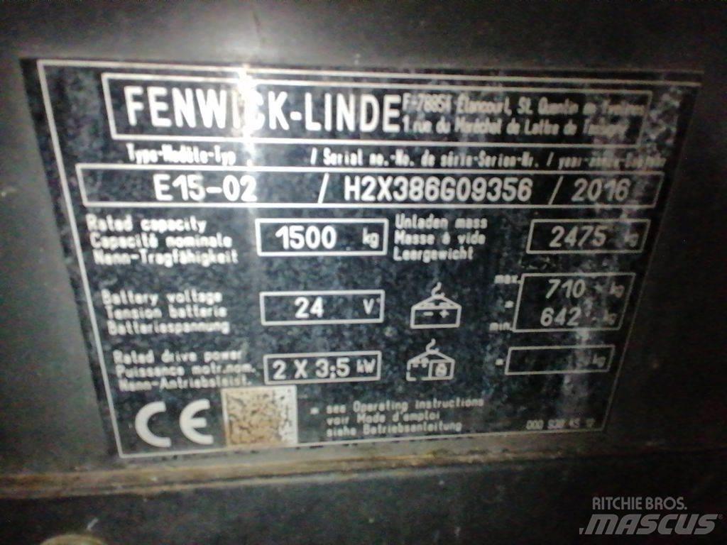 Linde E15-02 Sähkötrukit