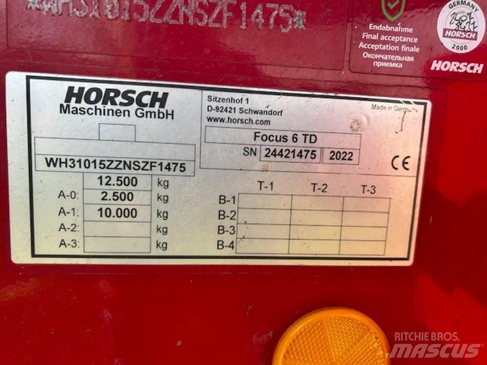 Horsch Focus 6 TD Kylvölannoittimet
