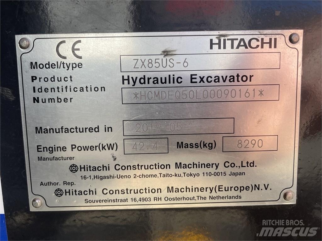 Hitachi ZX 85 US-6 Midikaivukoneet 7t - 12t