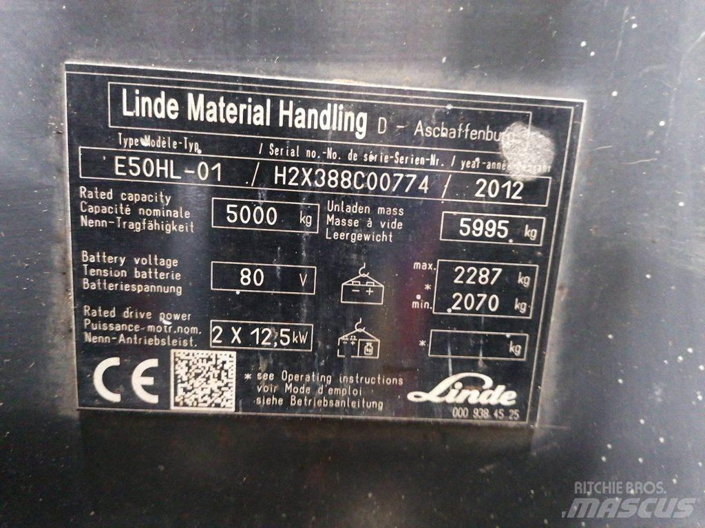 Linde E50HL-01 Sähkötrukit