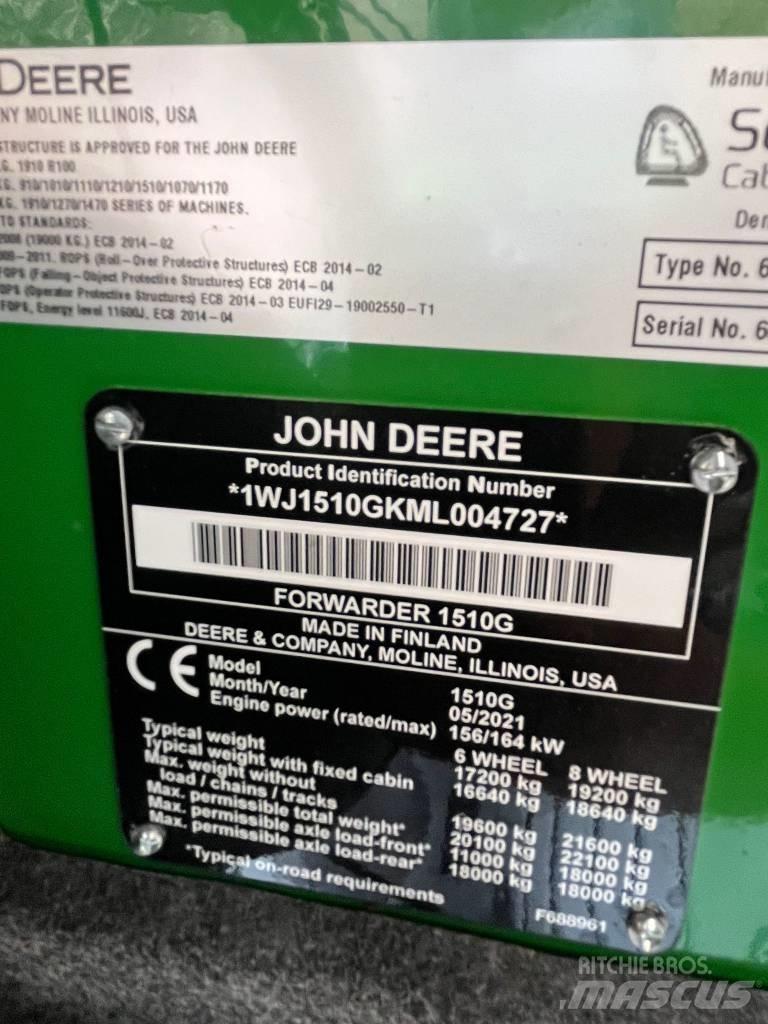John Deere 1510 G Kuormatraktorit