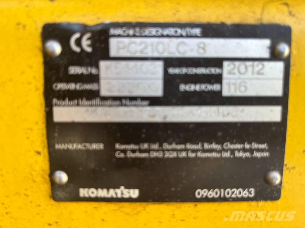 Komatsu PC 210 LC-8 Telakaivukoneet