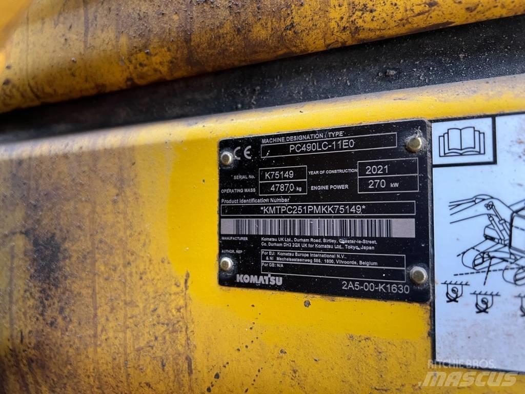 Komatsu PC490LC-11EO Telakaivukoneet