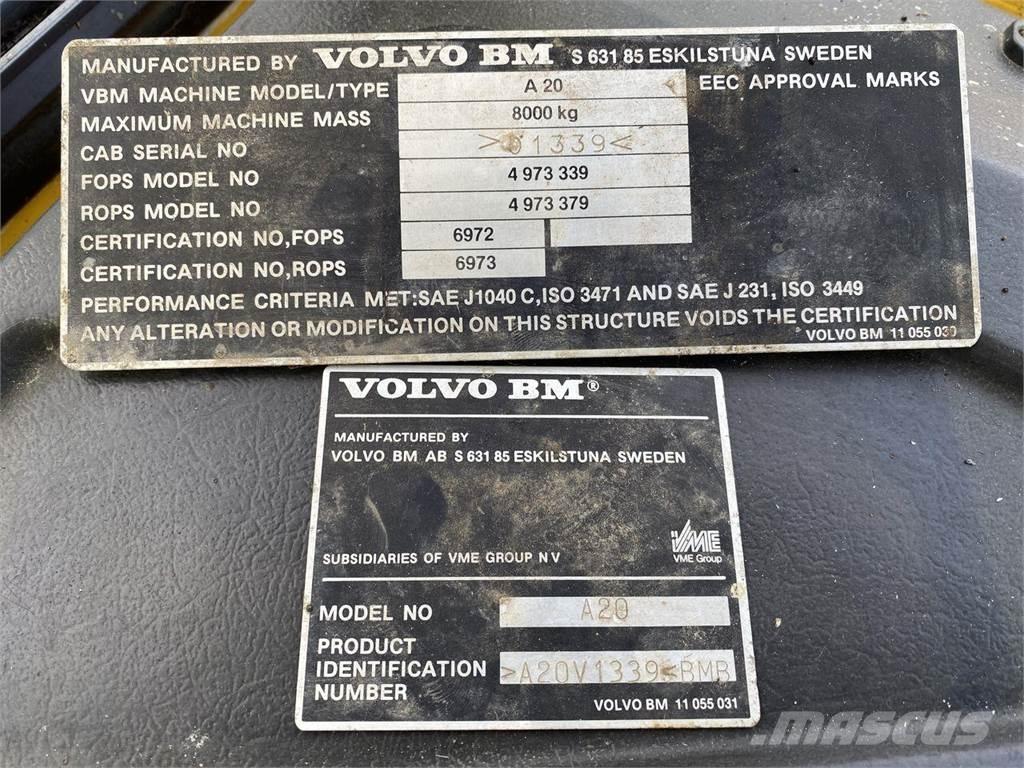 Volvo A20 Minidumpperit