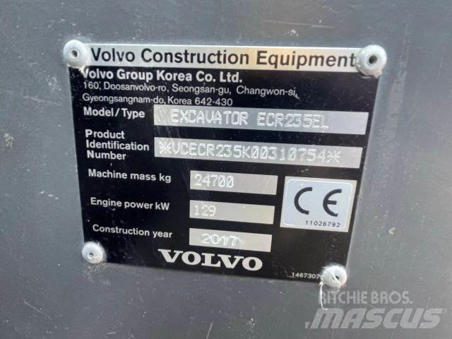Volvo ECR235EL Telakaivukoneet
