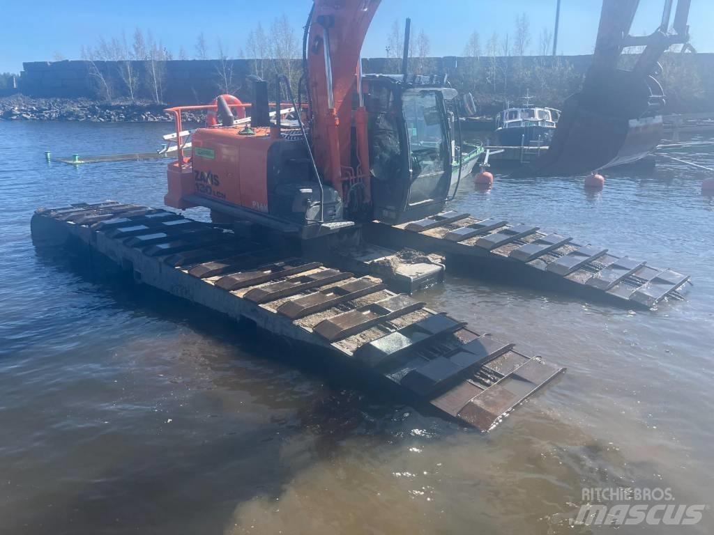 Hitachi ZX 130LCN Amfibio-kaivinkoneet