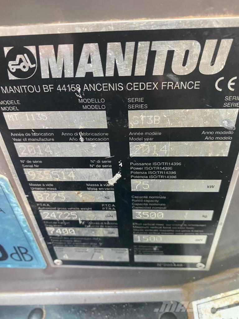 Manitou MT 1135 Kurottajat