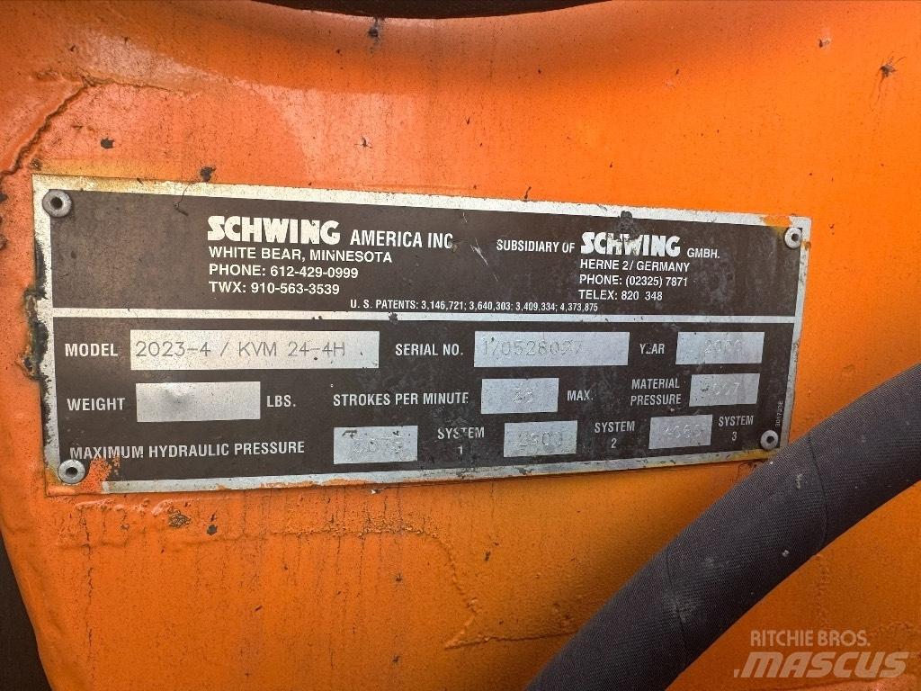 Schwing KVM 24-4H Betonipumppuautot