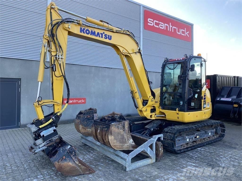 Komatsu PC80MR-5EO Pyöräkaivukoneet