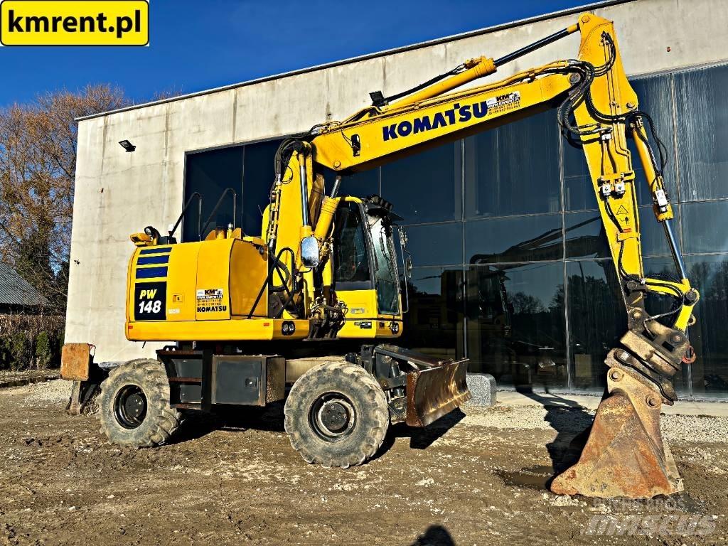 Komatsu PW 148 Pyöräkaivukoneet