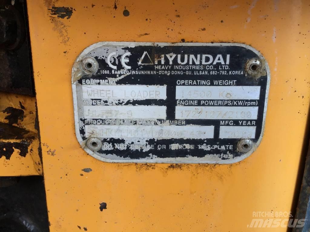 Hyundai HL 757-9 Pyöräkuormaajat