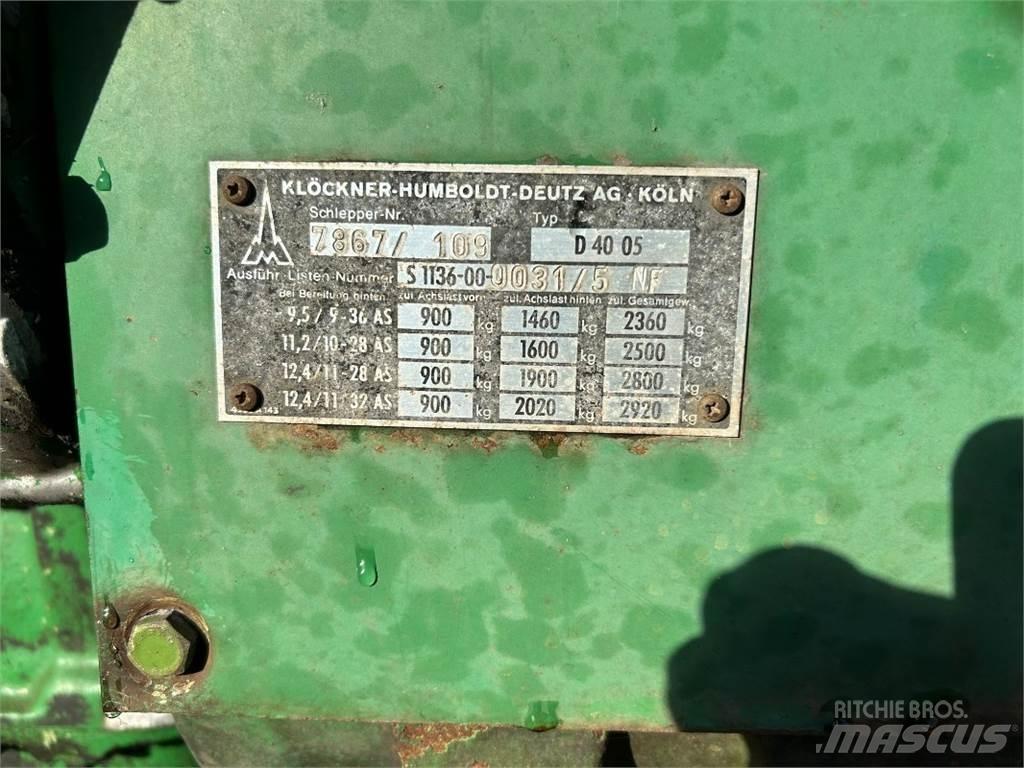 Deutz D 4005 Traktorit